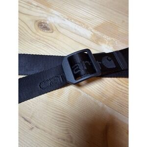 Carhartt Web Belt Canvas Nylon WB5768-M Black Mens Sz L 38-40 Ladder Lock 1 3/8"